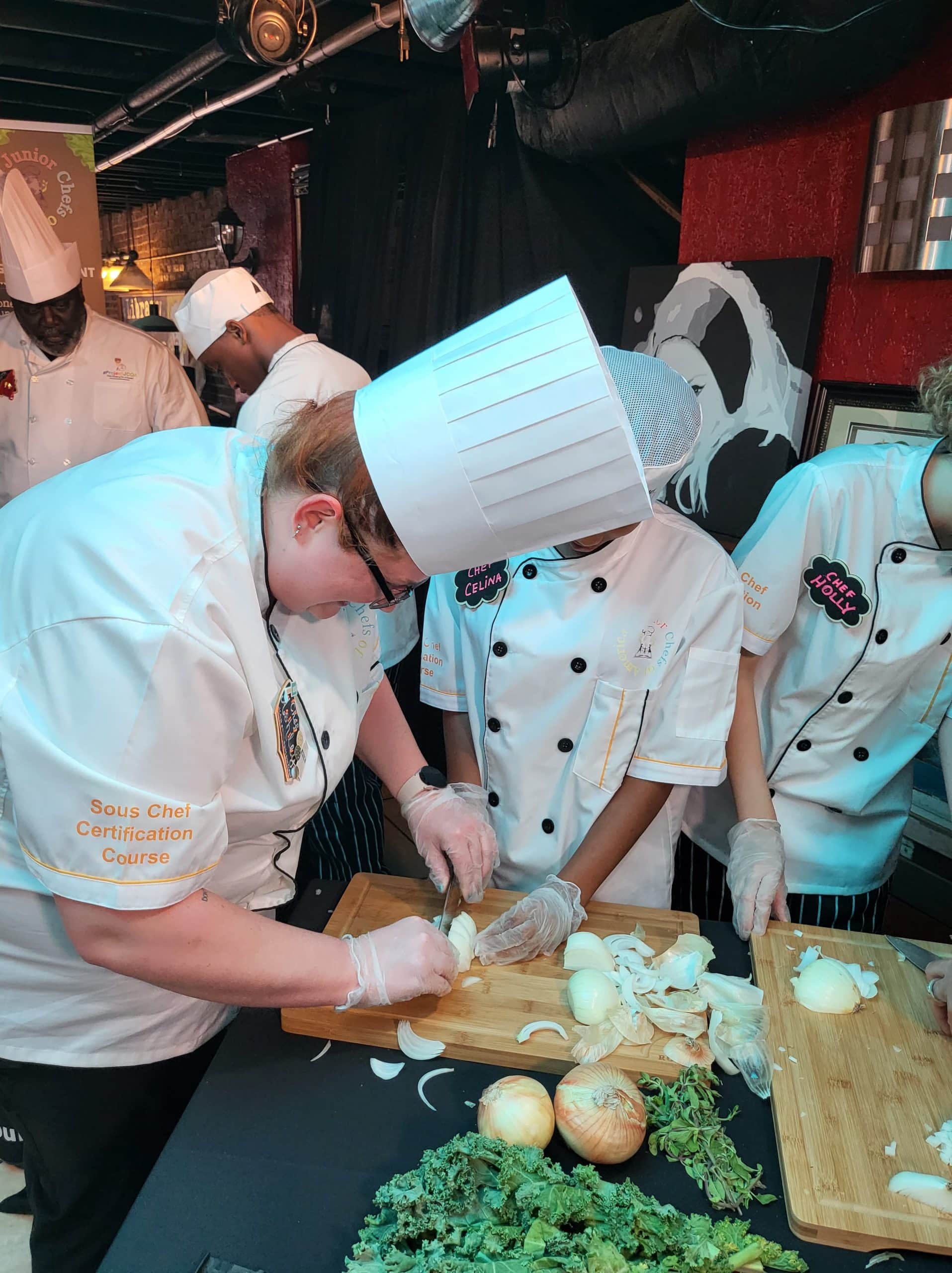 Junior Chefs of America culinary class 4